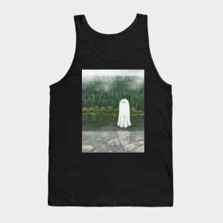 Haunted lake ghost Tank Top